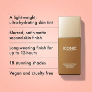Iconic London Super Smoother Blurring Skin Tint Light to Medium Coverage