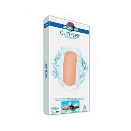 Pietrasanta Pharma Master Aid Cutiflex Waterproof Bandage Water Stop 5 Bandages 105x15cm