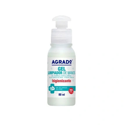 Agrado Cosmetic Hygienic Hand Gel Non Rise 78 Alcohol 80ml