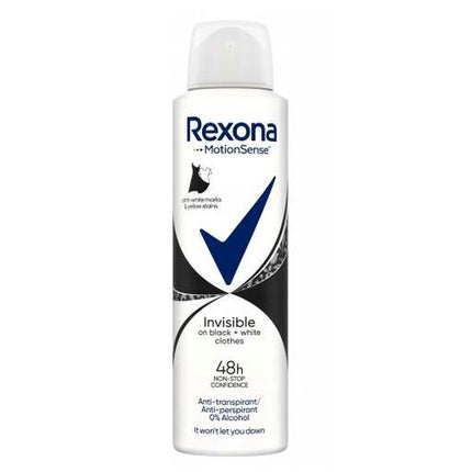 Rexona Women Invisible Black & White Antiperspirant Spray 150ml
