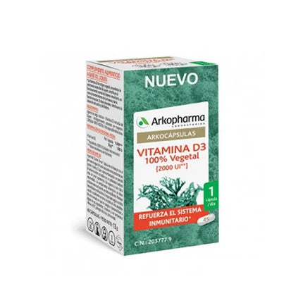 Arkopharma Arkocapsulas Vitamin D3 45 Capsules