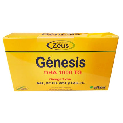 Zeus Genesis Dha Tg 1000 60 Caps