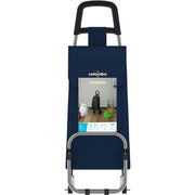 Colombo Rolly Blue Shopping Trolley Alloy Steel 40 Litres
