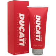Ducati Sport Shampoo & Shower Gel Oriental Fougère Woody Fragrance Men's Grooming Collection Lavender Sandalwood Vanilla Scent Refreshing Body Wash Cleanser 400ml