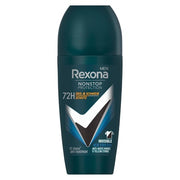 Rexona Men Nonstop Protection Deo Roll-On Invisible Ice Fresh Antiperspirant with 72 Hours Sweat and Body Odor Protection 50ml Invisible Ice Fresh