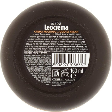 Leocrema Multi-Purpose Cream Face Body Hands with Argan Oil 150ml