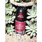 Essence Nail Polish Satin Bold Metallic Chrome 03 Meta Maroon