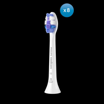 Philips Sonicare Sensitive Electric Toothbrush White 8 Pieces