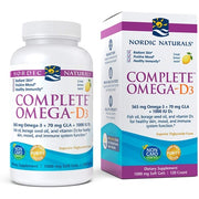 Nordic Naturals Omega 3/6/9 with Vitamin D3 1000mg 120 Softgels