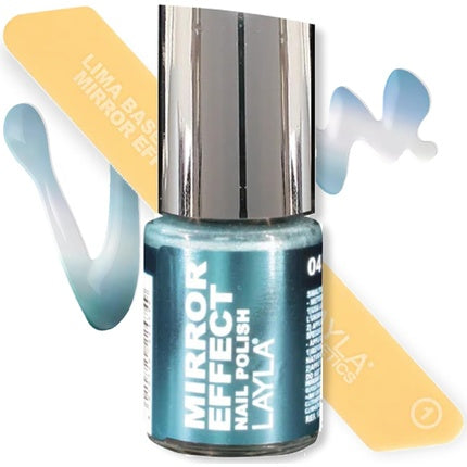 Layla Cosmetics Mirror Effect Nail Polish 04 Titanium Sky 10ml
