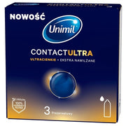 Unimil Contact Ultra Ultra-Thin Moisturizing Condoms - 3 Pieces