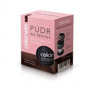 Colorwin Root Cover Up Powder - Dark Brown, 3.2g With Mirror And Applicator