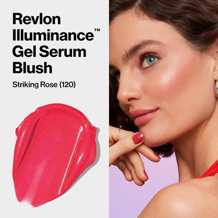 Revlon Illuminance Gel Serum Blush Striking Rose Red