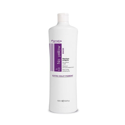 Fanola No Yellow Mask - Purple Mask For Lightened And Blonde Hair, 1000ml