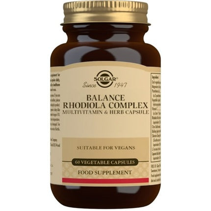 Solgar Balance Rhodiola Complex 60 Capsules