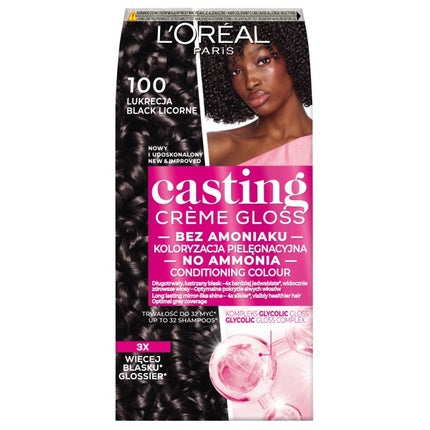 L'Oreal Casting Creme Gloss Hair Color 100 Licorice