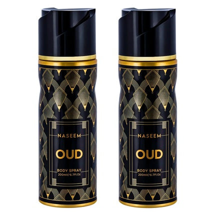 NASEEM Oud Alcohol Free Body Spray Oriental Woody Scent Men's Women’s Fragrances 6.8 Fl Oz