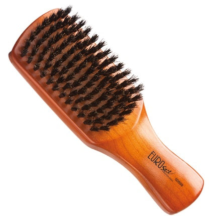 Eurostil Flat Brush For Men Pure Boar Bristle 1 Unit