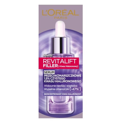 L'Oreal Revitalift Filler Anti-Wrinkle Serum With 1.5% Pure Hyaluronic Acid - 30ml