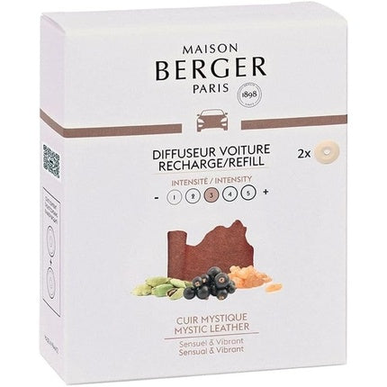 Maison Berger Car Scent Refill Powerful Leather
