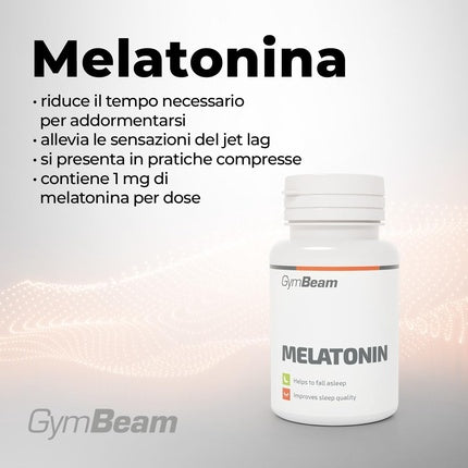 Gymbeam Pure Melatonin for Sleep 1mg Per Dose