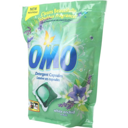 Omo Laundry Detergent Capsules White Orchid & Mint