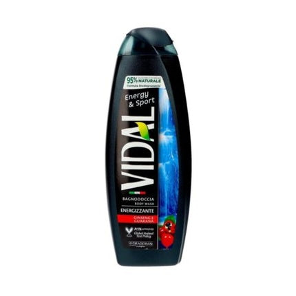 VIDAL Energy & Sport Energizing Shower Gel with Ginseng and Guarana 500ml