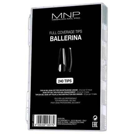 Mnp Full Coverage Ballerina Tips - Pack Of 240