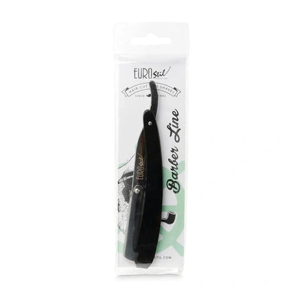 Eurostil Eurostil Barber Line Razor With Interchangeable Blade Black Handle 1 Unit