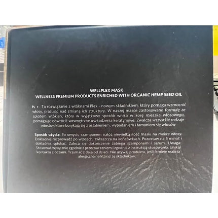 Wellness Premium Wellplex Hair Mask for All Hair Types Enriched with Organic Ingredients