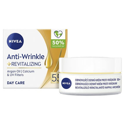 Nivea Antiwrinkle Revitalizing Refreshing Day Cream Against Wrinkles 55 50 Ml