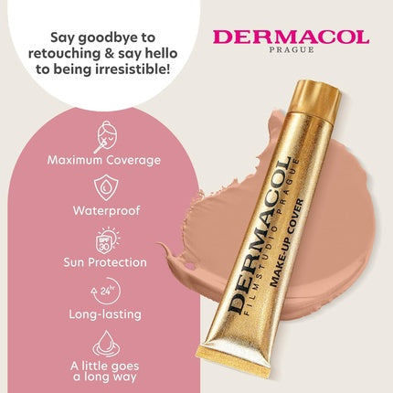 Dermacol Full Coverage Liquid Makeup Matte Foundation with SPF 30