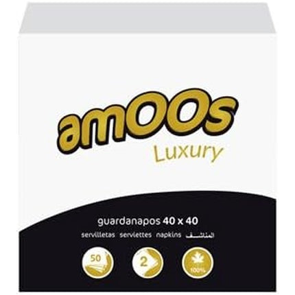 Amoos Napkins 2 Ply 40x40cm 50x0g Total 0g