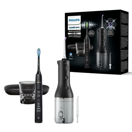 Philips Black Cordless Power Flosser Diamondclean 9000 Hx388643