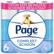 Page Complete Clean Toilet Paper - 6 Rolls