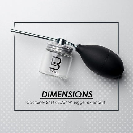 Hair Fiber Applicator Level 3 for Precise Use by Hairdressers