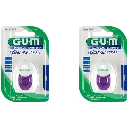 GUM Expanding Waxed Floss 30m
