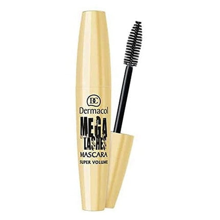 Dermacol Megalash Mascara - Voluminous, Strengthens, Nourishes, Hypoallergenic - Black