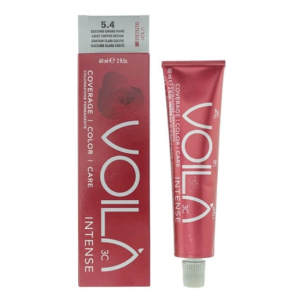 Intercosmo Voila 3c Intense 5.4 Light Copper Brown Hair Colour For Women