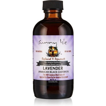 Sunny Isle Jamaican Castor Oil Lavender Black 4oz 118.3ml