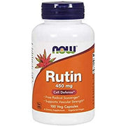 Now Foods Rutin 450mg Bioflavonoid Dietary Supplement 100 Capsules