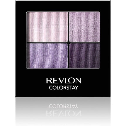 Revlon ColorStay 16 Hour Eyeshadow Quad with Dual-Ended Applicator Brush Longwear Intense Color Smooth Eye Makeup for Day and Night 530 Seductive