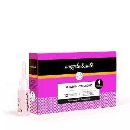 Nuggela & Sul Pack Ampoules Keratinhyaluronic 4x10ml