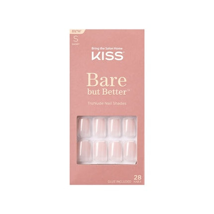 Kiss Bare But Better Short Nude Nails 28 Pieces