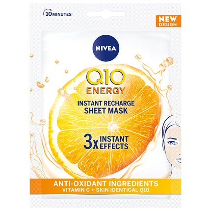 Nivea Q10 Plus C 10-Minute Sheet Mask - 1 Piece
