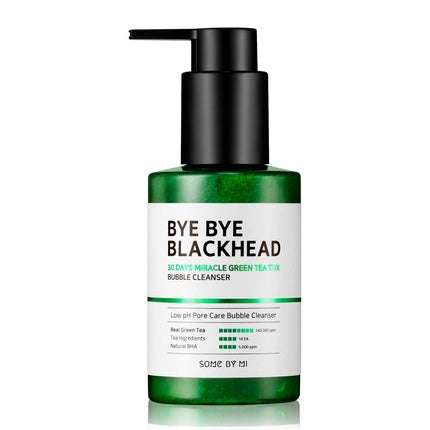 Some By Mi Bye Bye Blackhead 30 Days Miracle Green Tea Tox Bubble Cleanser - 120ml