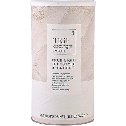 Tigi Copyright Colour True Light Freestyle Blonder 430g Freehand Clay Lightener