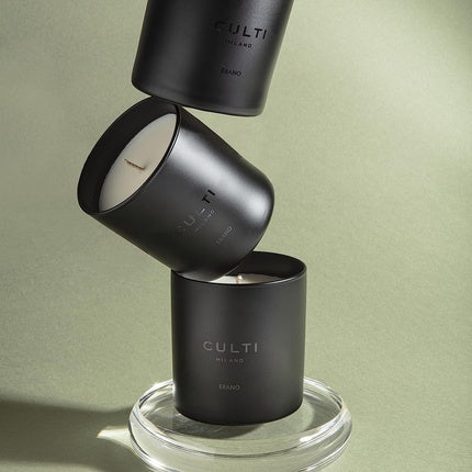 CULTI Milano Ebano Classic Black Glass Candle 270g