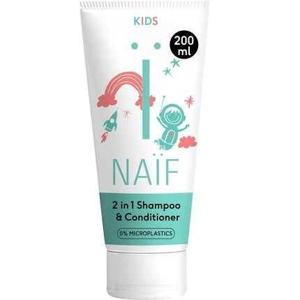 Naif Baby Kids 2in1 Shampoo Conditioner 200 Ml For Easy Combing