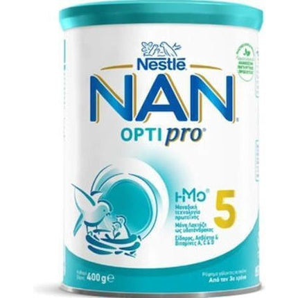 Nestle Nan Optipro 5 Milk Powder Drink From 3 Years - 400 Grams